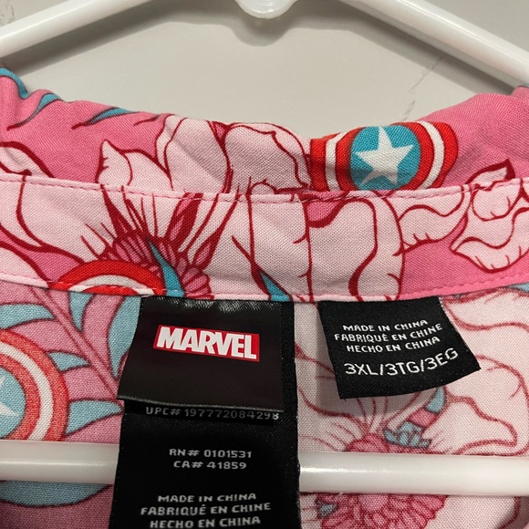 Floral Pink Men's Shirt - Picture 3 of 7